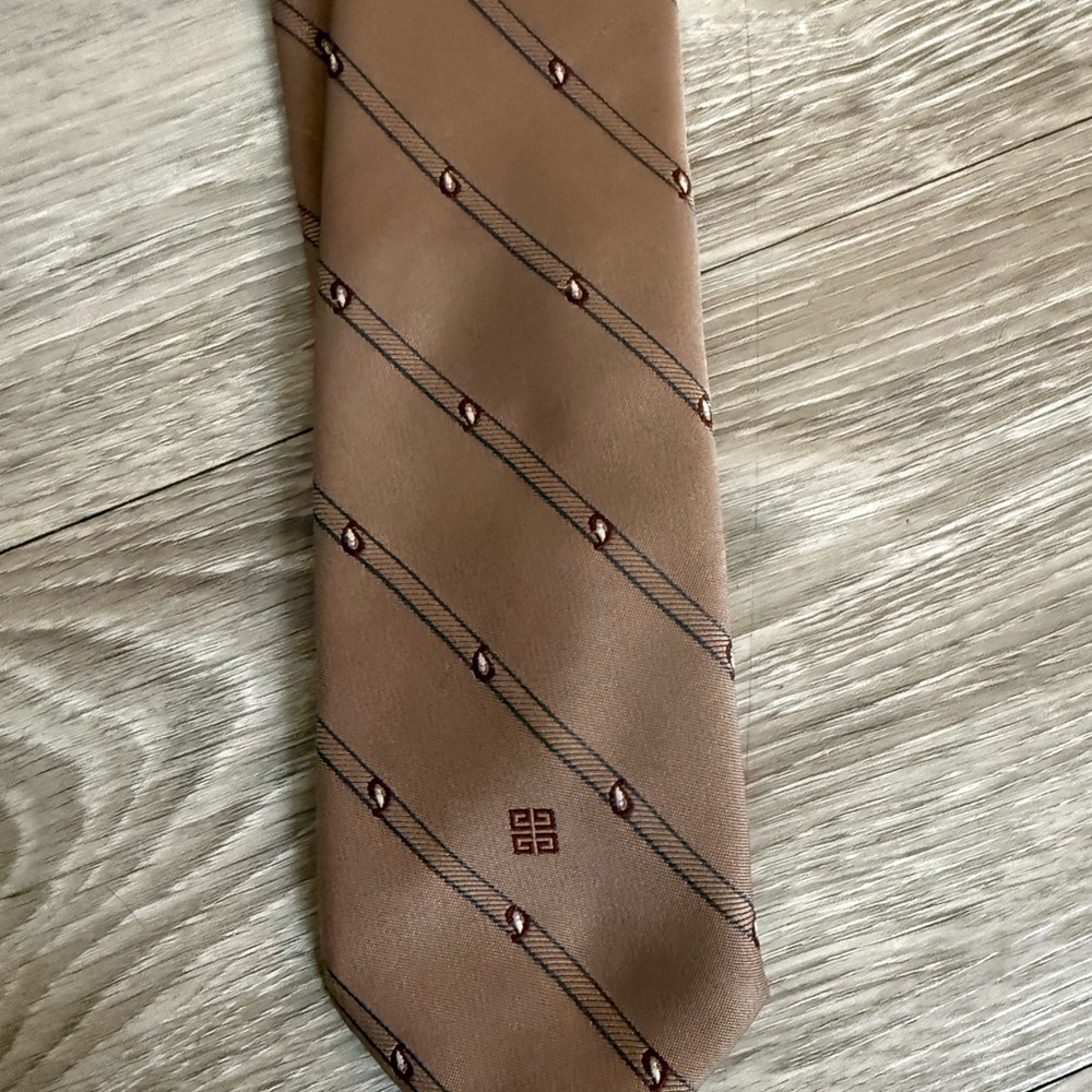 Givenchy Brown Patterned Men's Tie